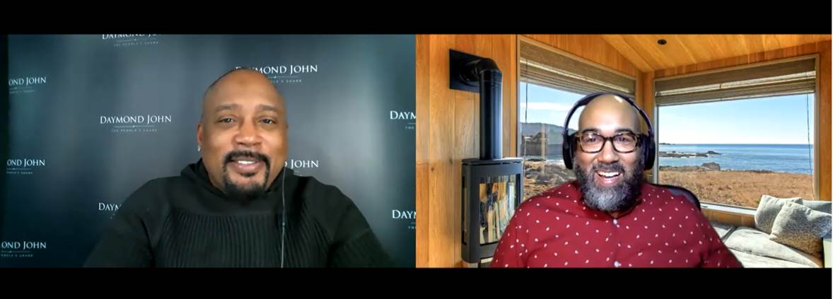 Alan Goodman with Daymond John