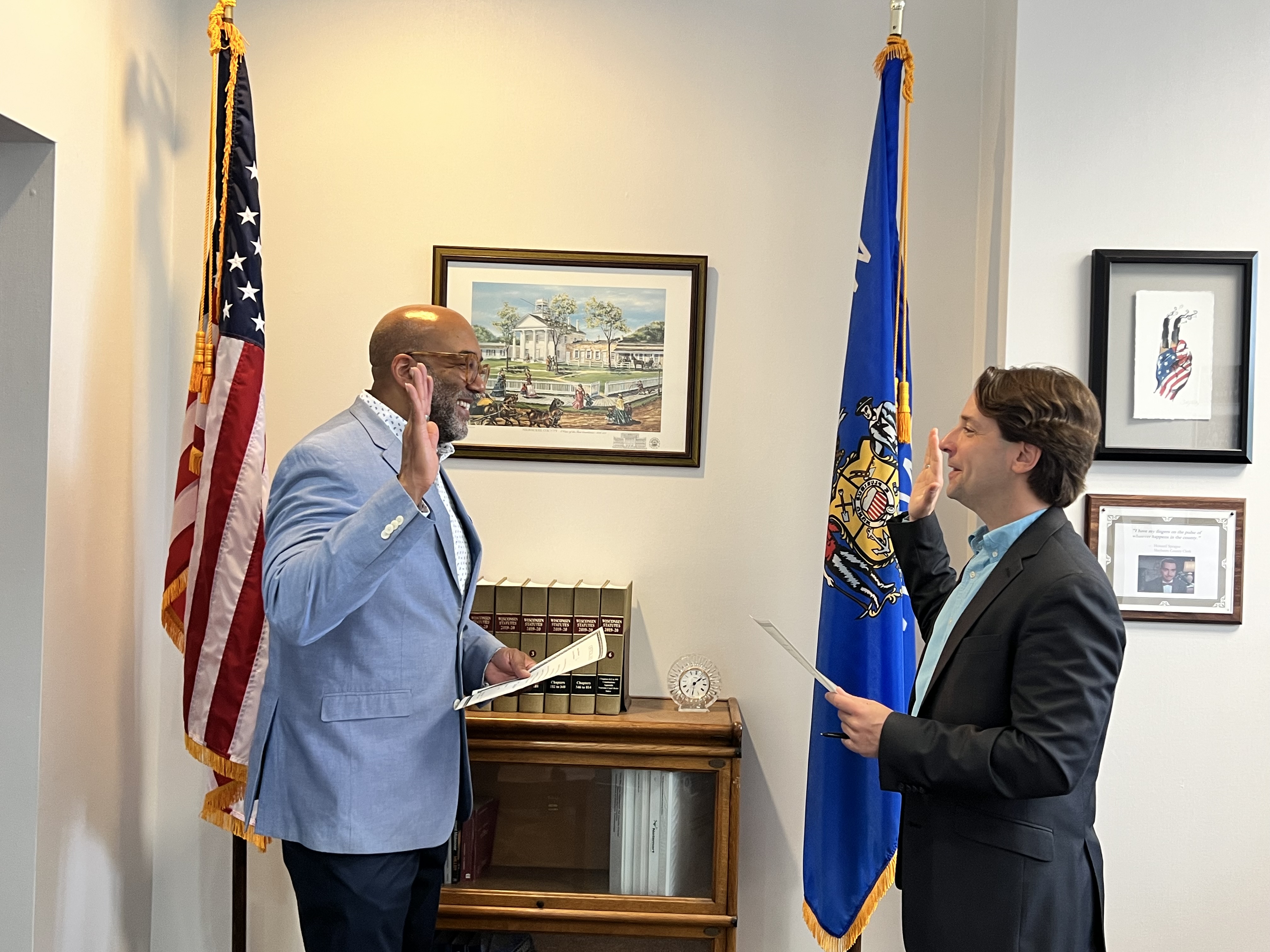 Alan Goodman sworn in as Commissioner
